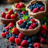 Vela Frutos Rojos